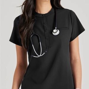 Barco Uniforms Unify Black Top XL- lightly worn- no stains